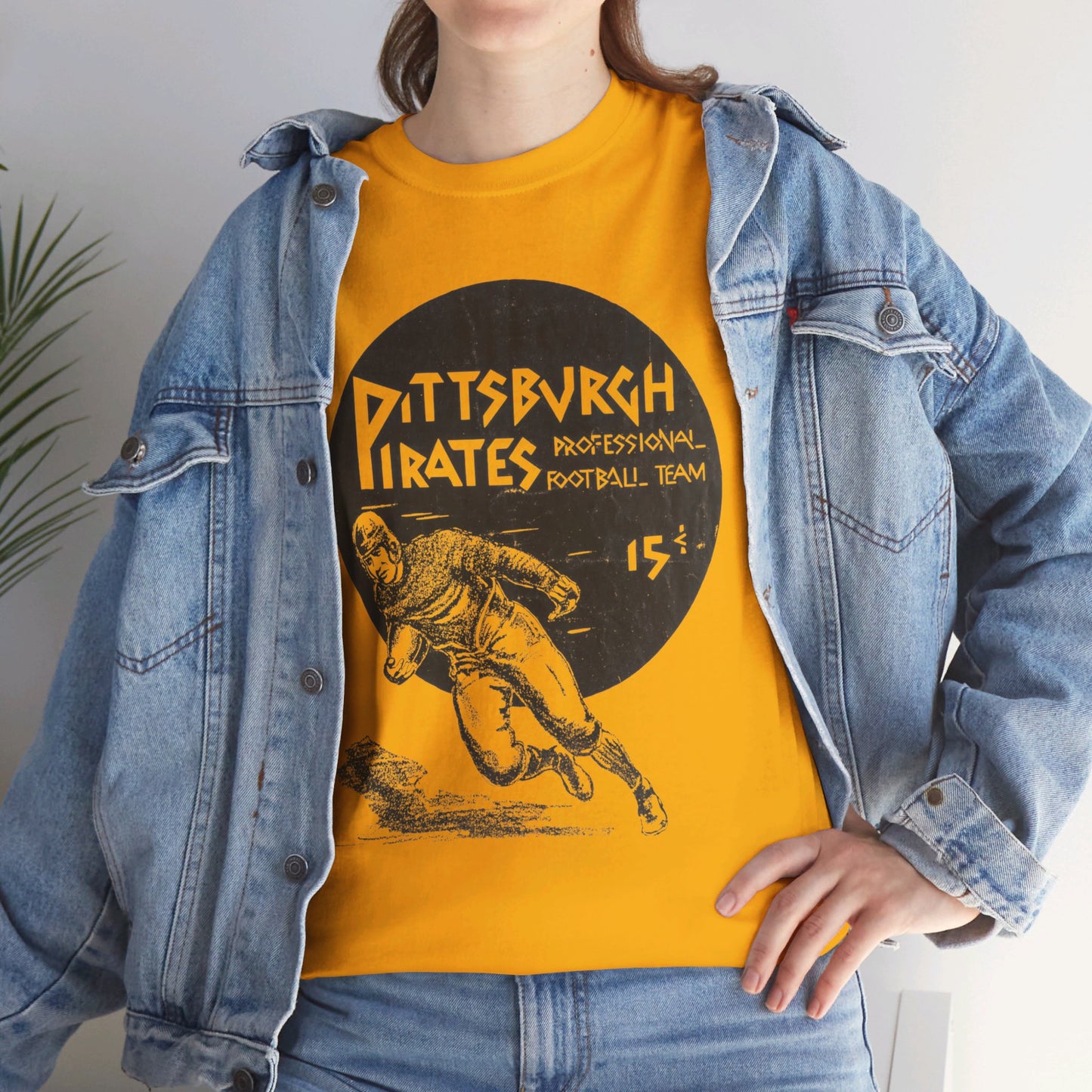 Vintage Pittsburgh Pirates (Steelers) 1934 First Program Logo classic tee