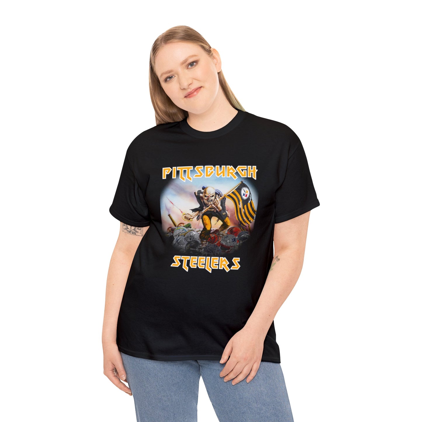 Black Steelers The Trooper T-Shirt Limited Run!