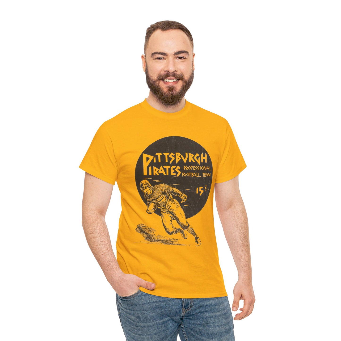 Vintage Pittsburgh Pirates (Steelers) 1934 First Program Logo classic tee