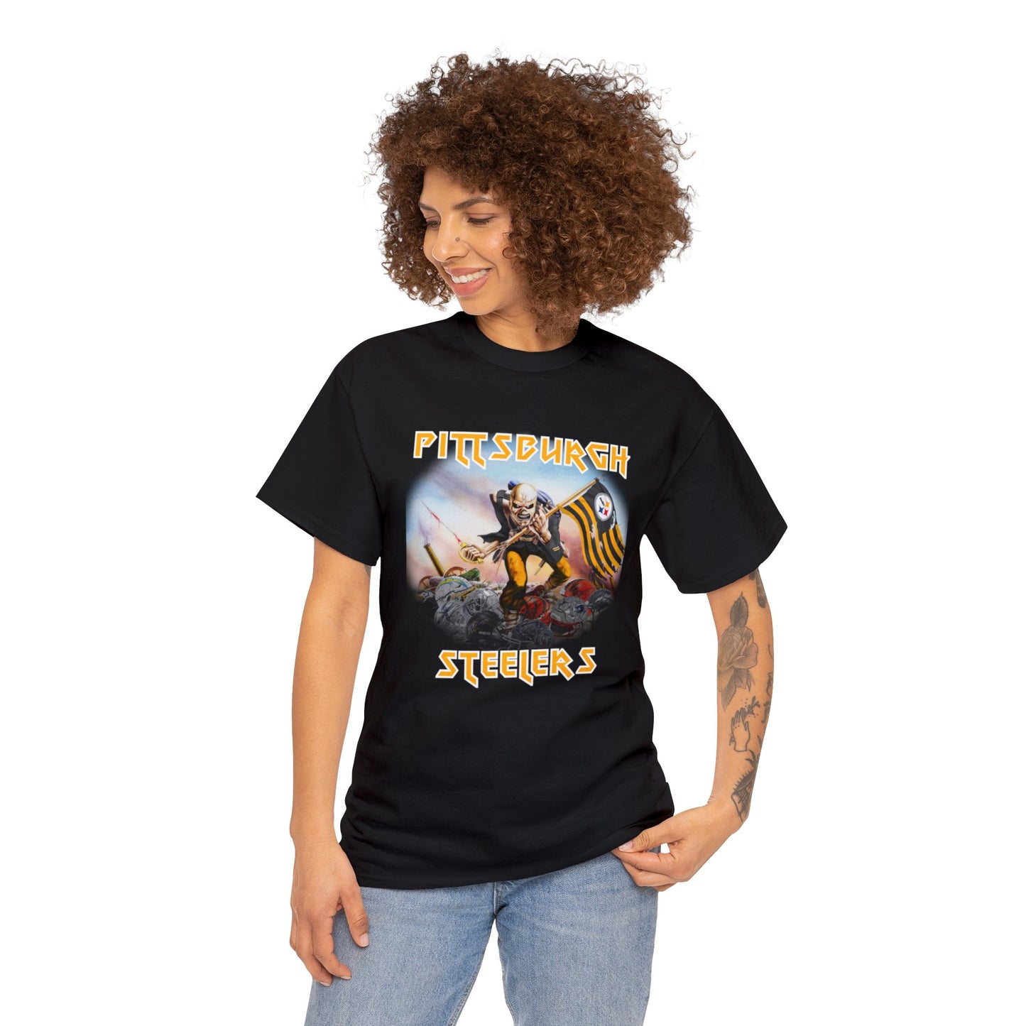 Black Steelers The Trooper T-Shirt Limited Run!