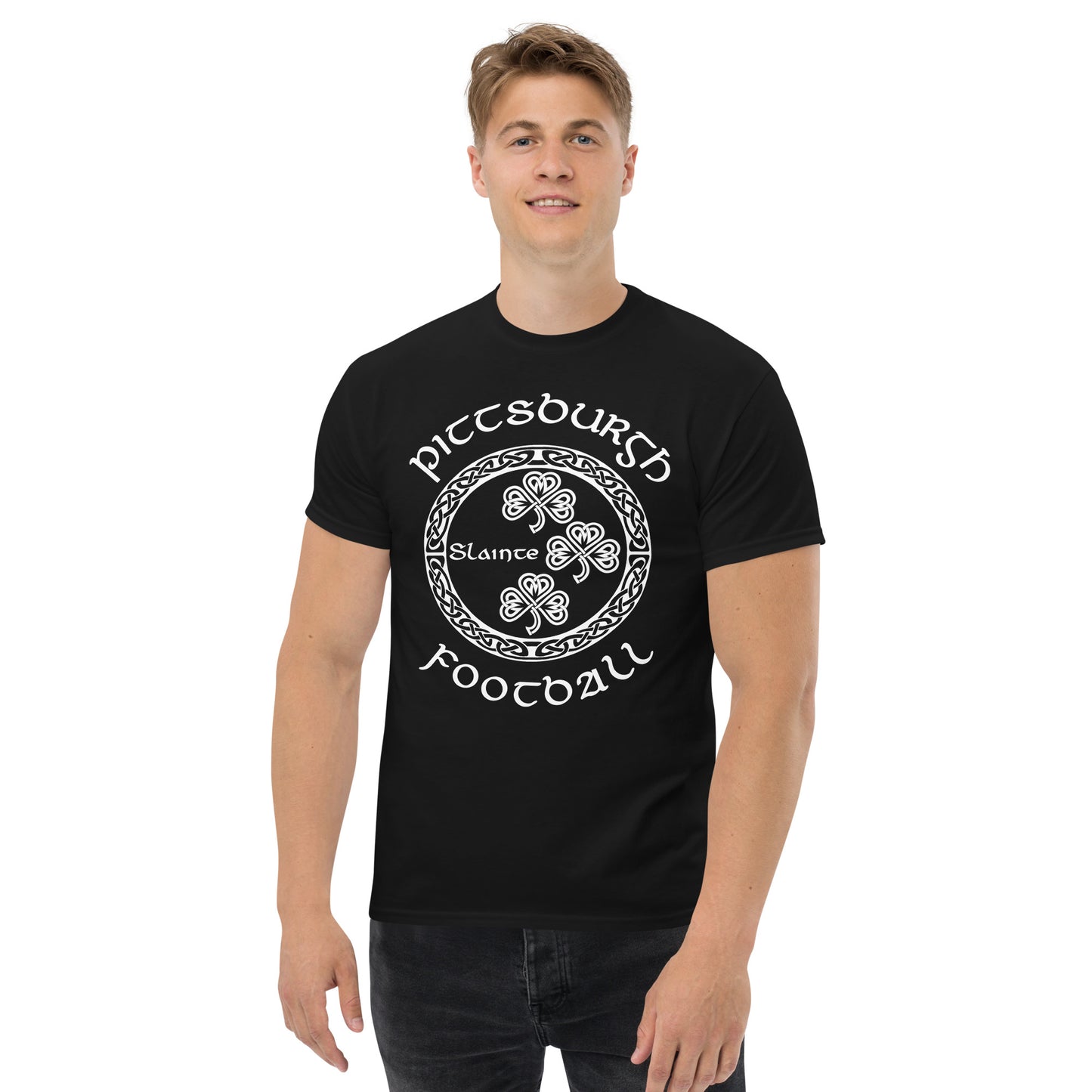 Pittsburgh Slainte Steelers St. Patrick's Day classic tee