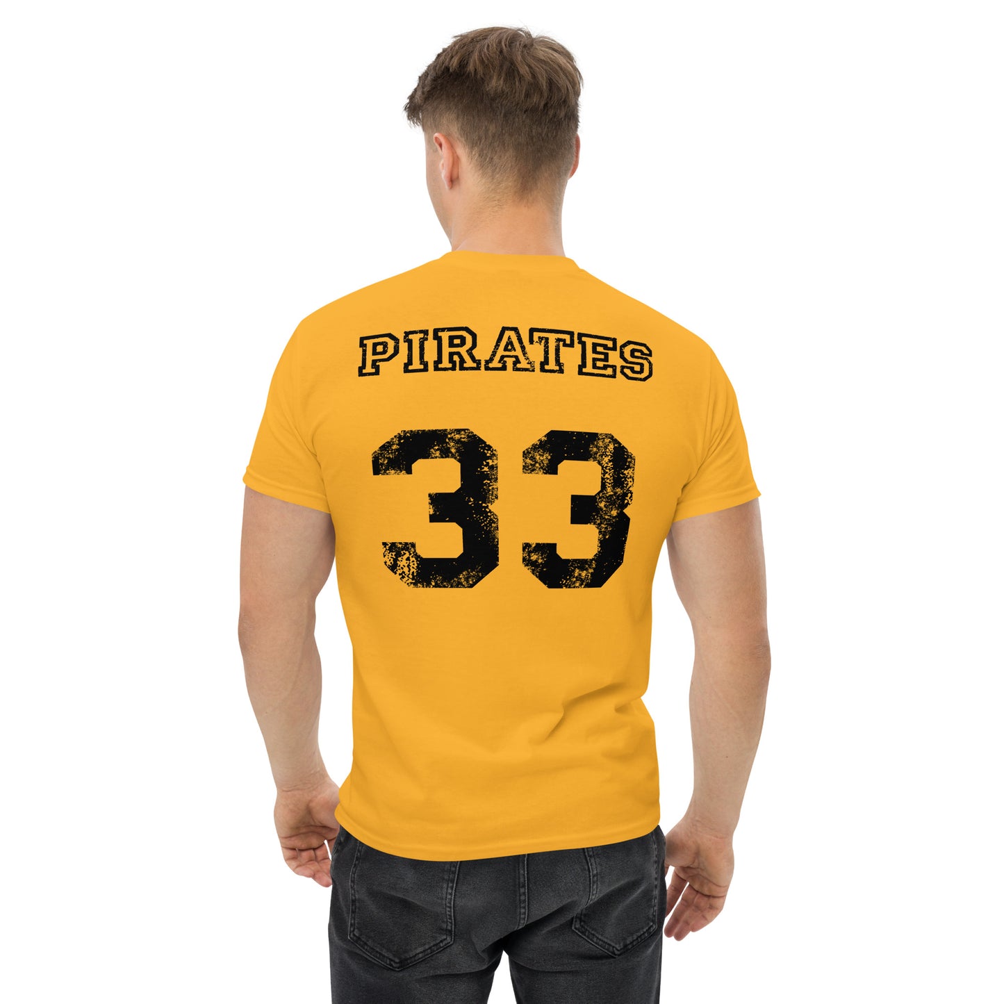 Vintage 1933 Pittsburgh Steelers / Pirates Friction Strip Jersey classic tee