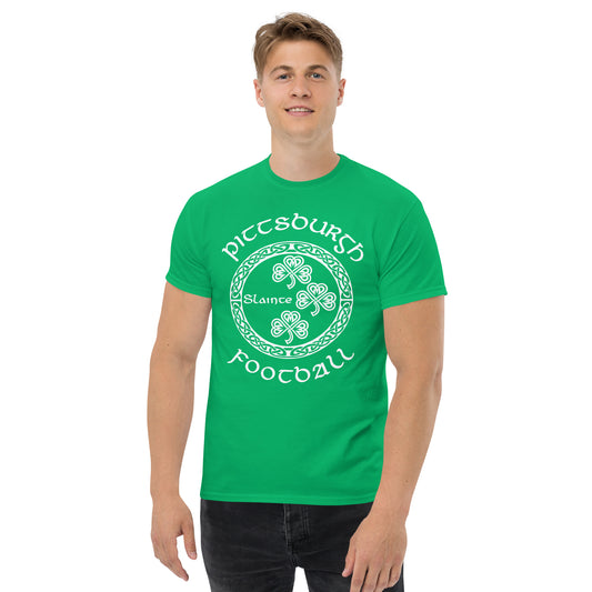 Pittsburgh Slainte Steelers St. Patrick's Day classic tee