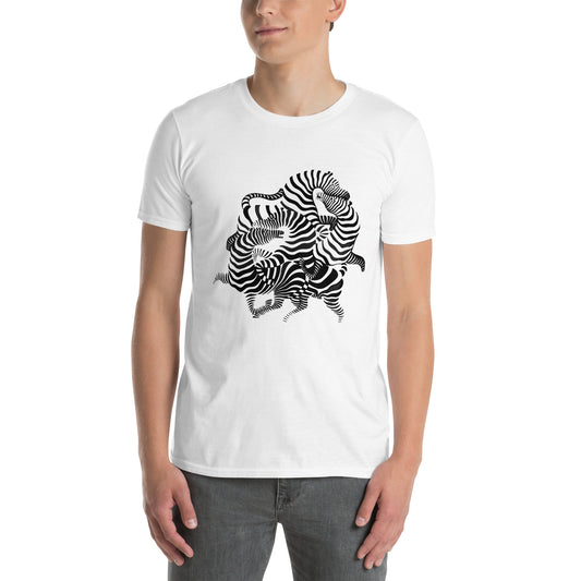 Victor Vasarely Zebra Psychedelic Trippy Unisex Art T-Shirt