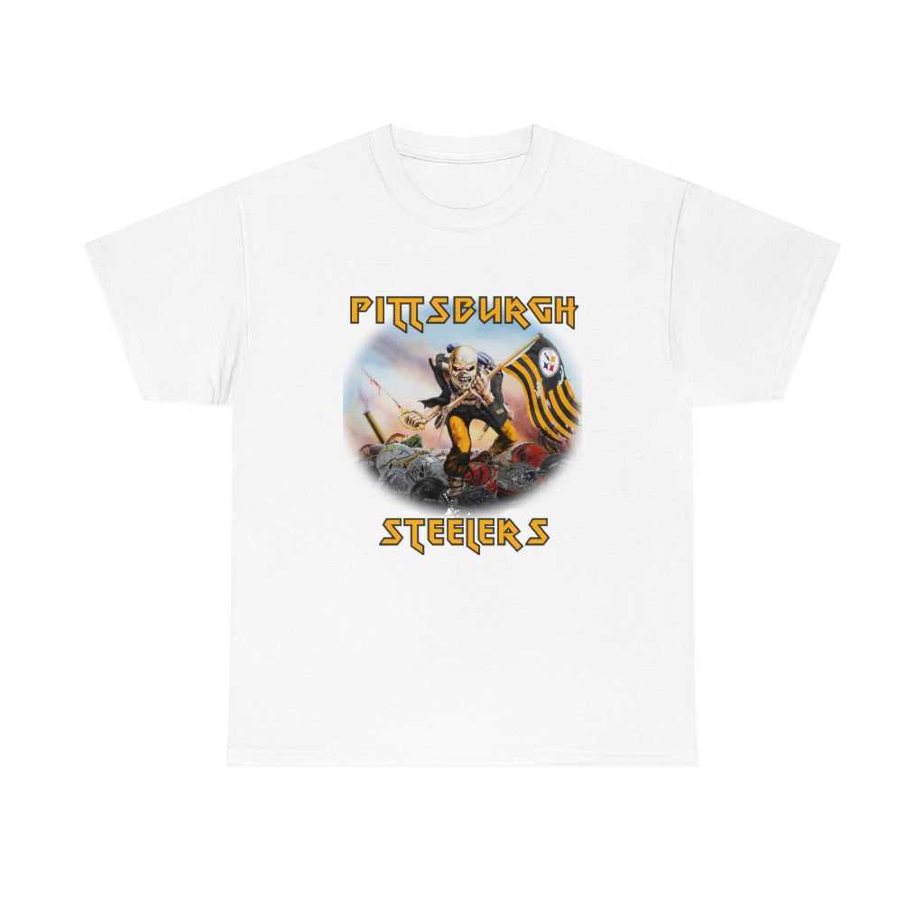 White Steelers The Trooper T-Shirt Limited Run!