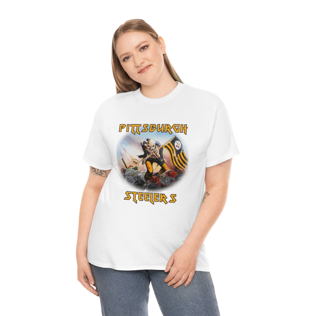 White Steelers The Trooper T-Shirt Limited Run!
