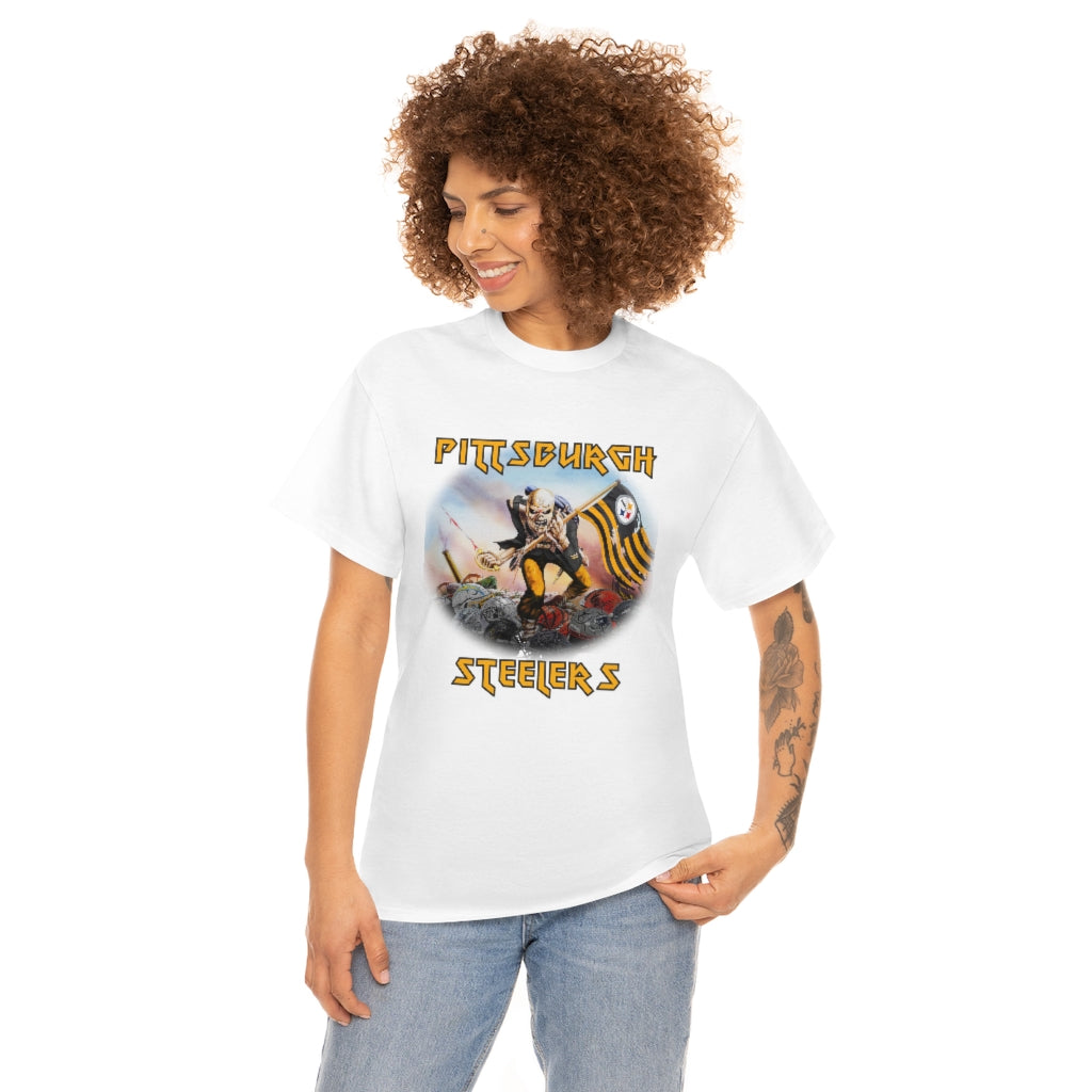 White Steelers The Trooper T-Shirt Limited Run!
