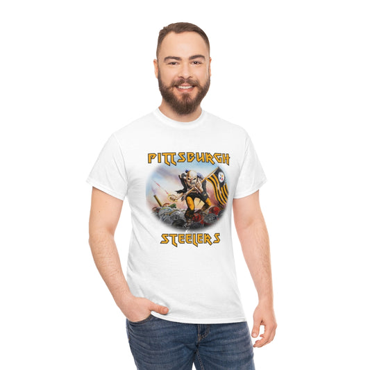 White Steelers The Trooper T-Shirt Limited Run!