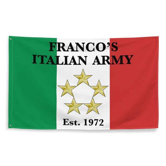 Pittsburgh Steelers Franco's Italian Army Franco Harris Flag