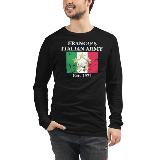 Franco's Italian Army Long Sleeve- Black, Army