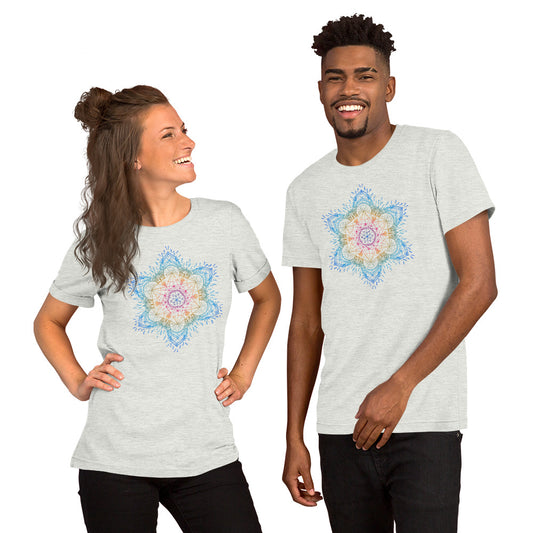 Sacred Geometry Metatron's Cube Mandala T-shirt