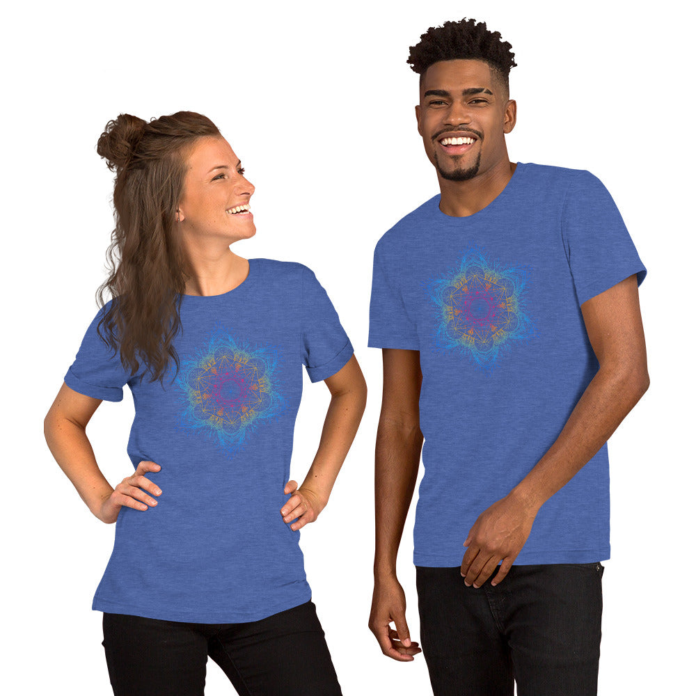 Sacred Geometry Metatron's Cube Mandala T-shirt