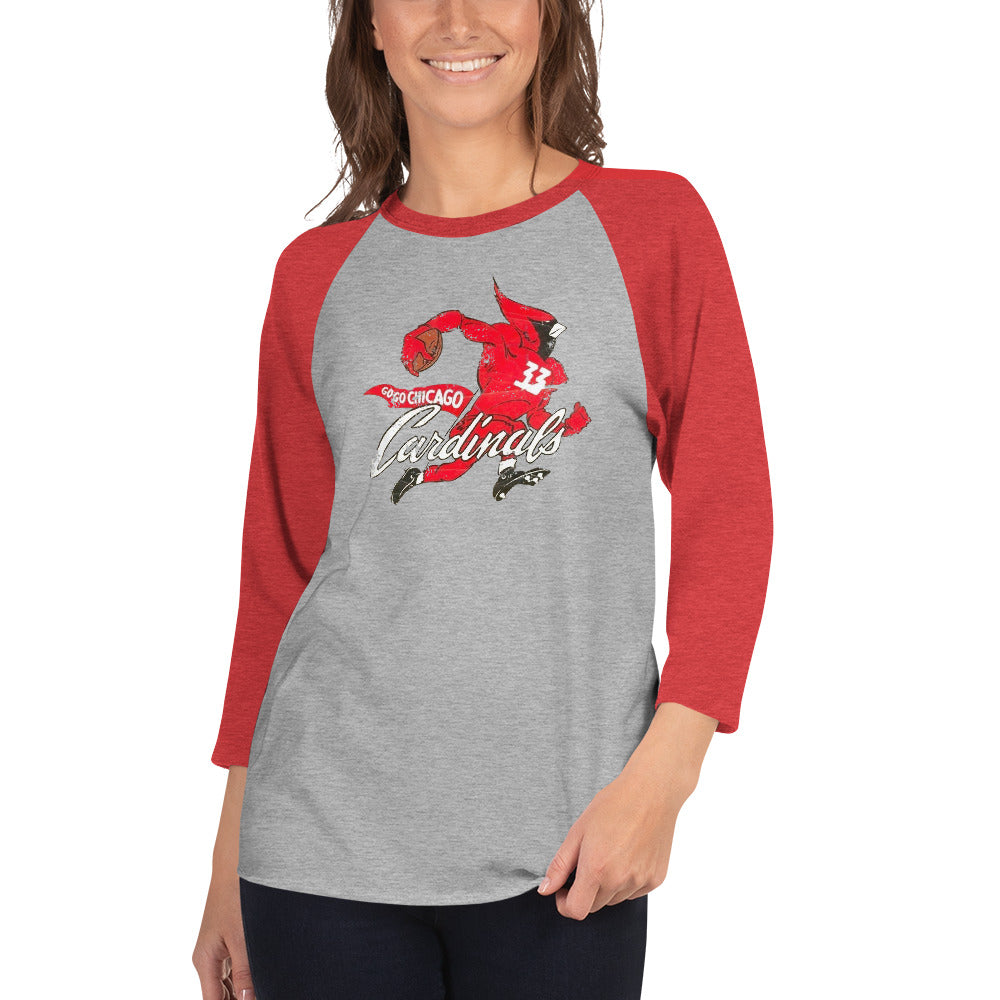 Vintage NFL Chicago (Arizona) Cardinals 3/4 sleeve raglan shirt