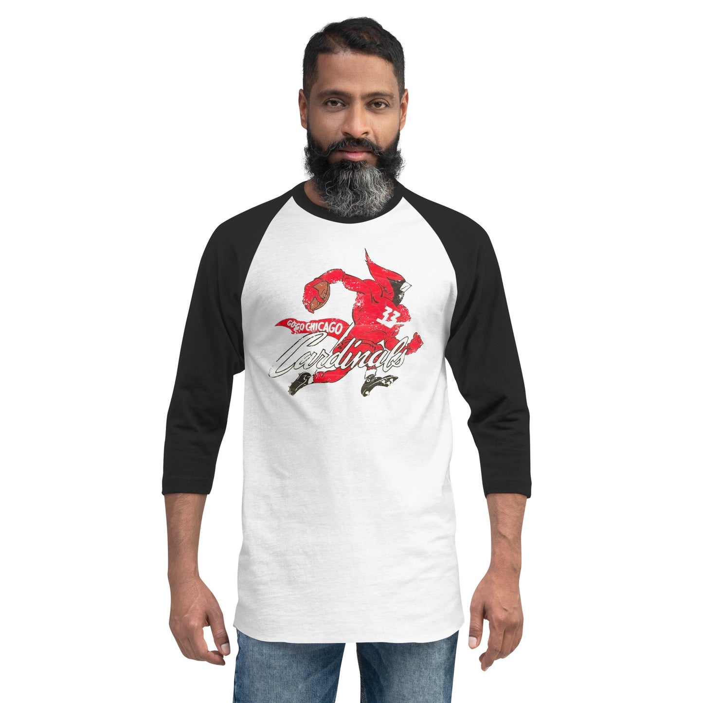 Vintage NFL Chicago (Arizona) Cardinals 3/4 sleeve raglan shirt
